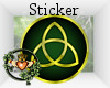 Celtic Shield Sticker