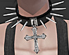 Choker Studs and Cross 2