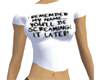 female white t-shirt