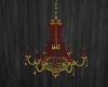 Gold/Red Chandelier