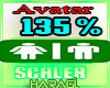 135 % Avatar Resize