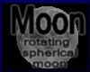Rotating Spherical Moon