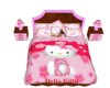 pink hello kitty bed 