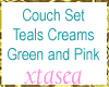 Light Colors Couch Set