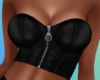 Black Leather Bustier