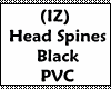 (IZ) Spines Black PVC