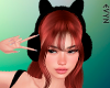 Cat Red + Bangs (B)