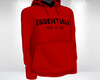 FEAR OF GOD HOODIE RED M