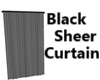 Black Sheer Curtain