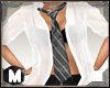 *M*White shirt with tie