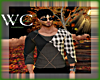DW FALL PLAID SWEATER M