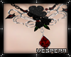 -V- Blood Rose Necklace