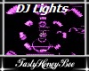 Spinning DJ Pink Lights