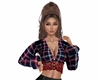 MzE Red/Blue Plaid Lace