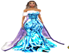 Blue Rose Gown