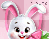 !!K Bunny Backpack Pink
