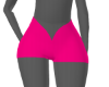 Pink V-Cut Shorts