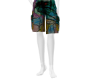Me graffiti cargo shorts