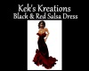 Black & Red Salsa Dress