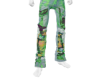 slime y2k stacked jeans