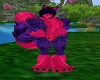 Husky Purple Pink Tail 2