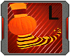 'RL' Left Ankle Pumpkin
