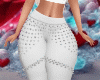 [G] White flared pants