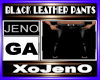 LEATHER BLACK PANTS
