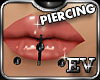 EV Lip Piercings Black