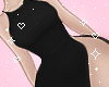 !!! black long dress ☆