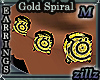 [zillz]M 3stud Gold Blk