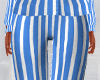 Blue Stripes Suit Pants
