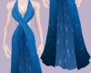 Blue Halter gown/SP
