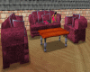 Burgundy Love Couch