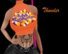 candy corn halter