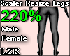 Scaler Legs M-F 220%