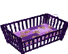 Purple Teddybear crib