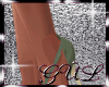 Girl Green Heels