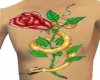 Dj snake rose tattoo