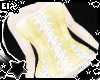 . yellow plaid corset