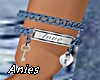 *A* Blue Bracelet Love L