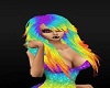 rave hair rainbow