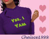 Yes I Yam Female T-Shirt