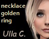 UC golden neck ring