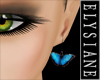 {E} Butterfly Earrings