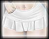 ☆ white mini skirt