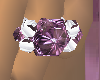 *Z Purple Diamond Ring*