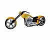 yellow custom bike
