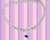 Blue Dia Ring Neckless