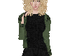 black and green top